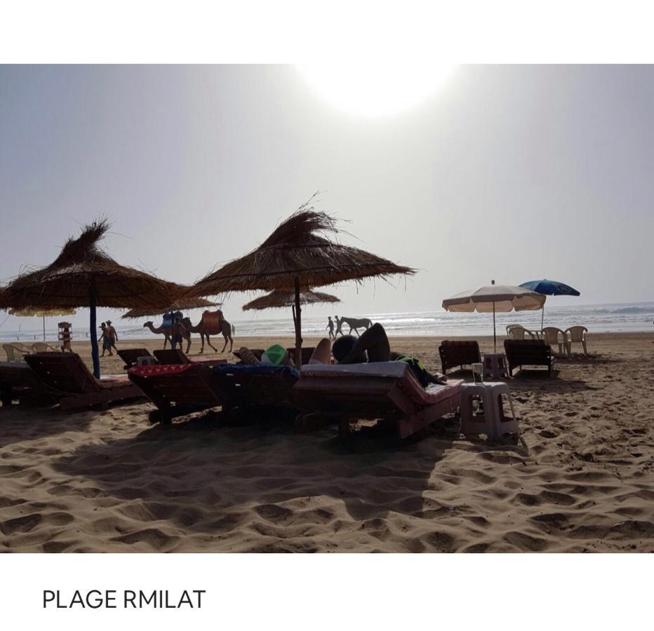 Tanger/Asilah: Appart 50M2 Face Mer Et Piscines, 5 Places, Tout Equipe+Wifi+Clim Apartment Briech Bagian luar foto